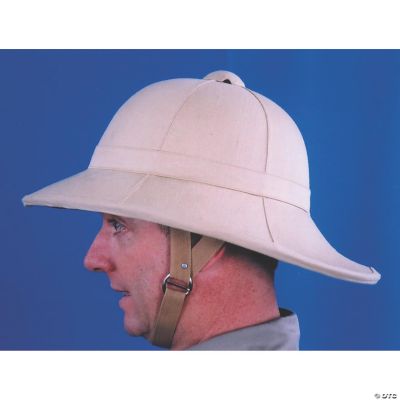 Adult's White British Pith Hat