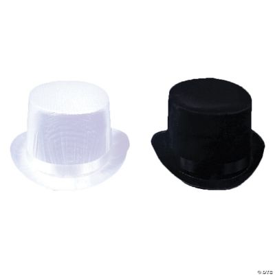 Black Trans Silk Top Hat