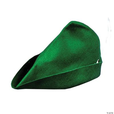Adult's Green Felt Elf Hat