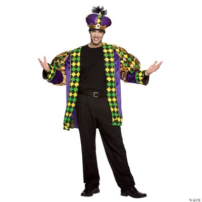 Men's Mardi Gras King Costume Halloween Express