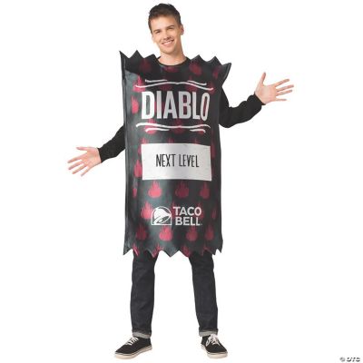 Adult Taco Bell Diablo Sauce Costume Discontinued