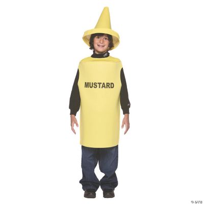 Kid's Mustard Costume Medium Halloween Express