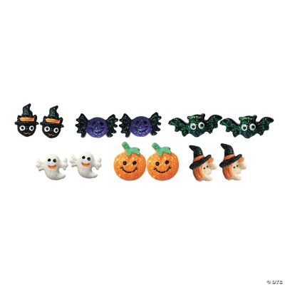 Halloween Earring Set 6Pk Halloween Express
