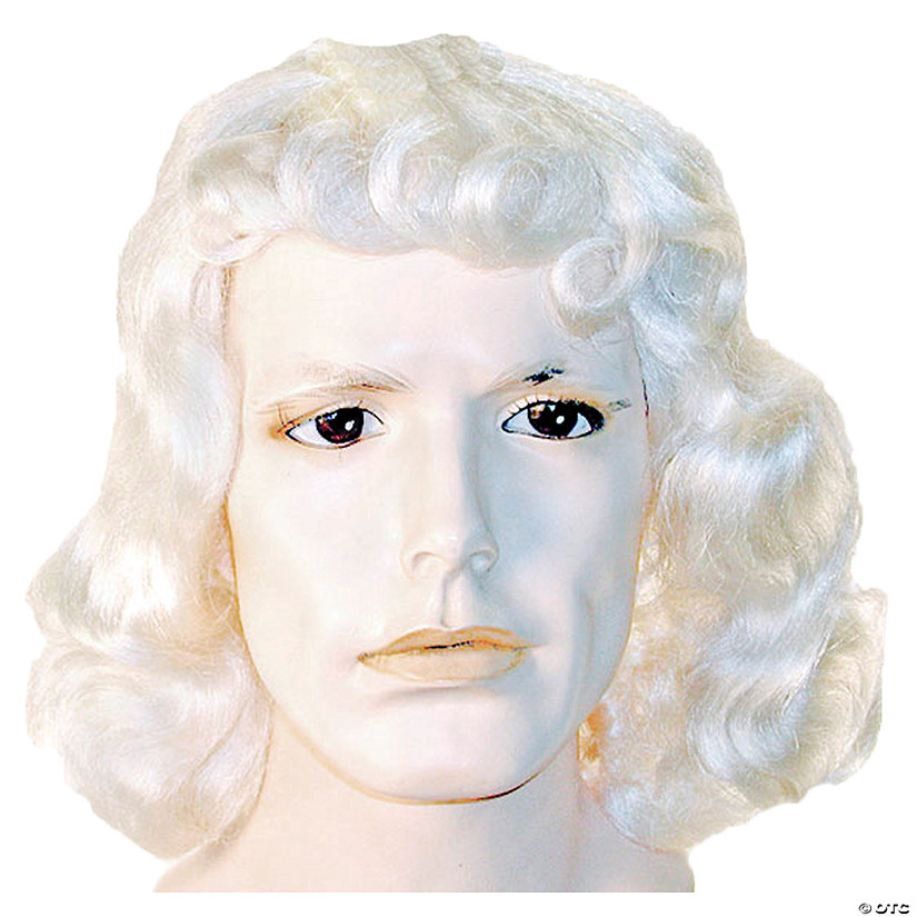 Adult's White Colonial Quaker Wig