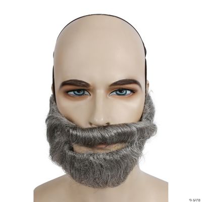Adult Dark Brown Bargain Biblical Beard With Mustache Halloween Express