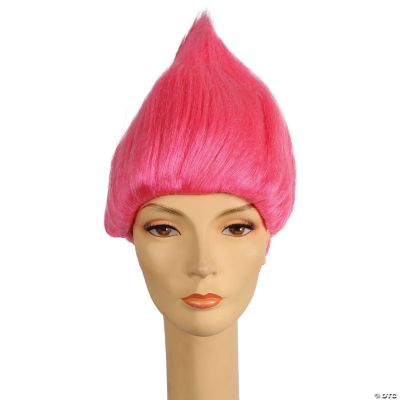 Adult's Hot Pink Troll Wig | Halloween Express