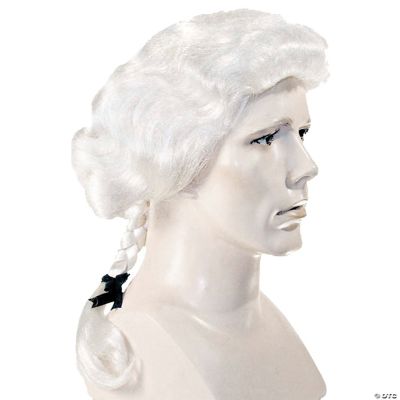 Adults White George Washington Wig Halloween Express