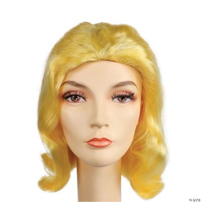 Adults 60s Prom Wig Yellow Discontinued
