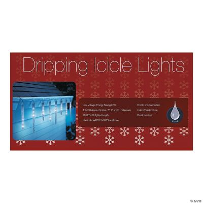 10 Dripping Icicle Holiday LED Lights Halloween Express