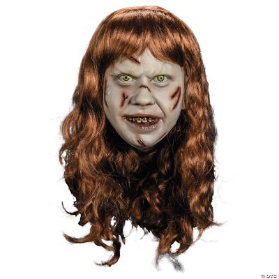 エクソシスト リーガン マスク コスプレ 新品 リーガン デラックスホ h203 The Exorcist™ Deluxe Regan Plastic Mask - One Size | Halloween Express