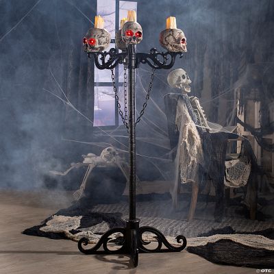3In1 Skull Candelabra Halloween Express