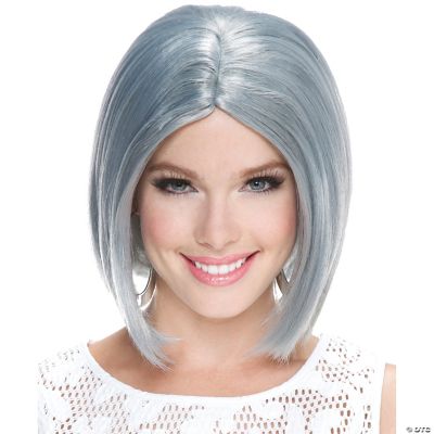 Women's Frosted Bob Wig Halloween Express