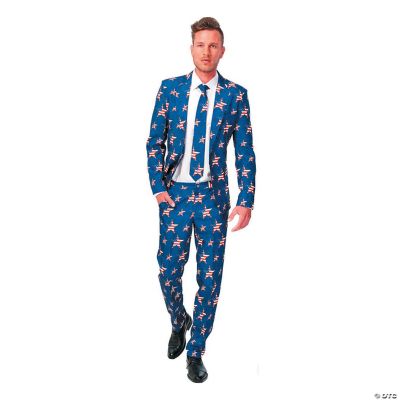 Men's Stars & Stripes Suit Extra Large Halloween Express