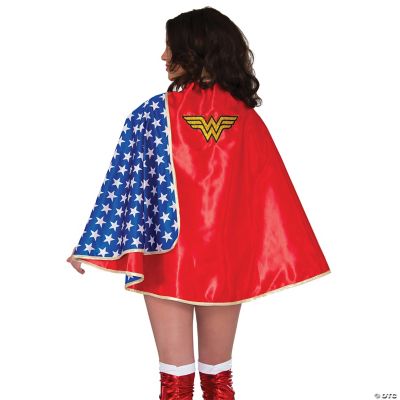 endnu engang kvarter Behandling Adult Wonder Woman Cape | Halloween Express