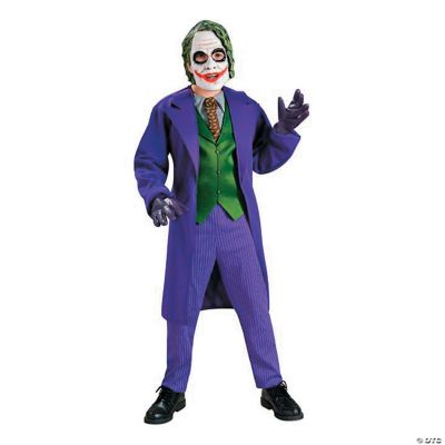 Boy's Deluxe Joker Costume Dark Knight Trilogy