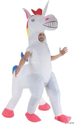 Adult Inflatable 4-Legged Unicorn Costume