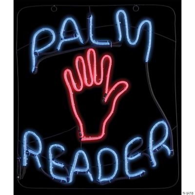 Light Up Palm Reader Sign | Halloween Express