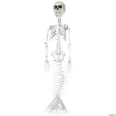 30" Mermaid Skeleton Decoration | Halloween Express