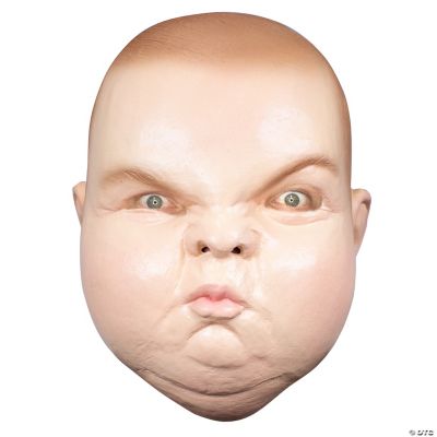 Grumpy Baby Latex Mask Halloween Express   Tb26866