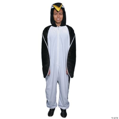 Adult s Penguin Mascot Costume Halloween Express