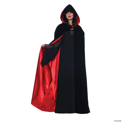 MN DELUXE CAPE BLACK RED Halloween Express